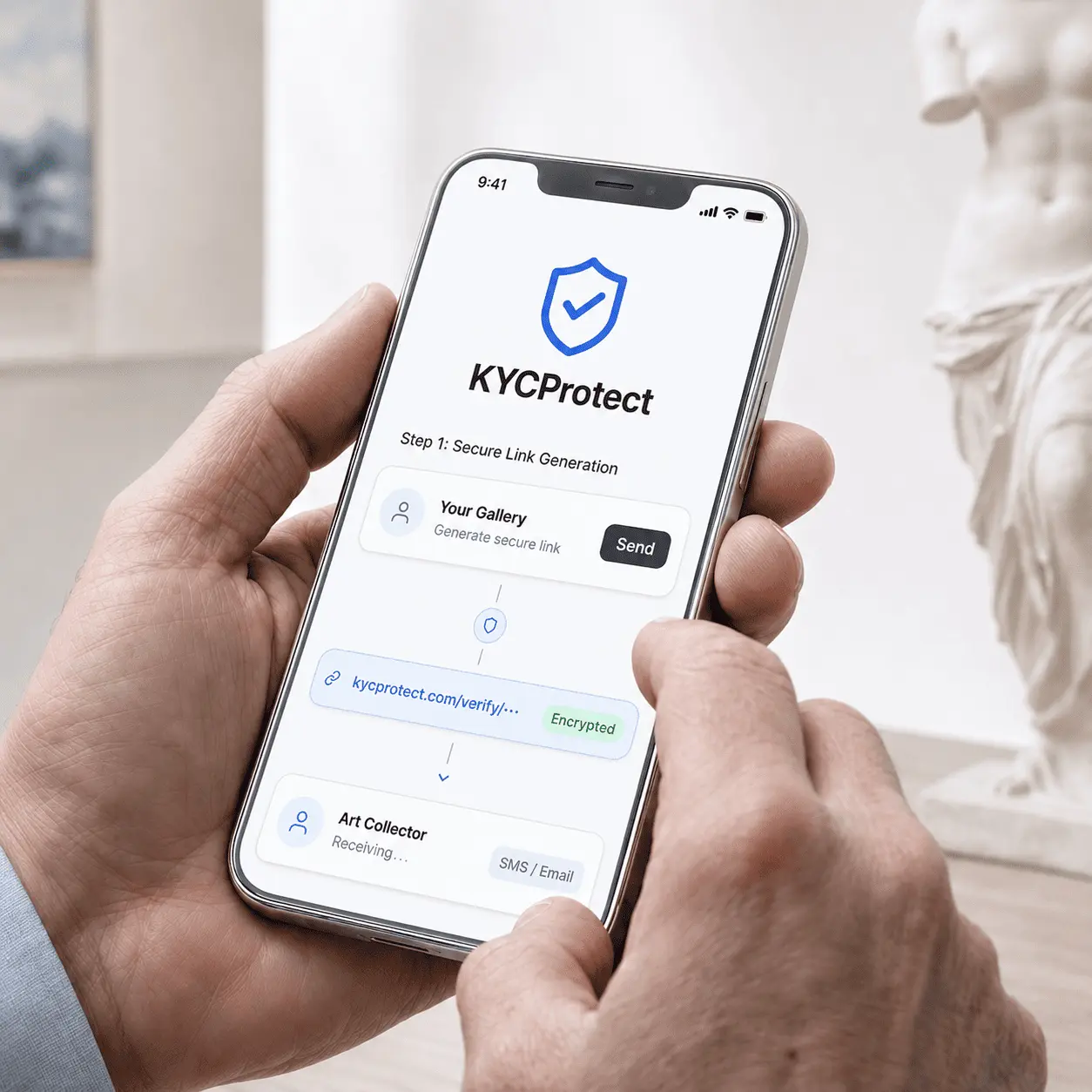 Step 1: Send a secure link